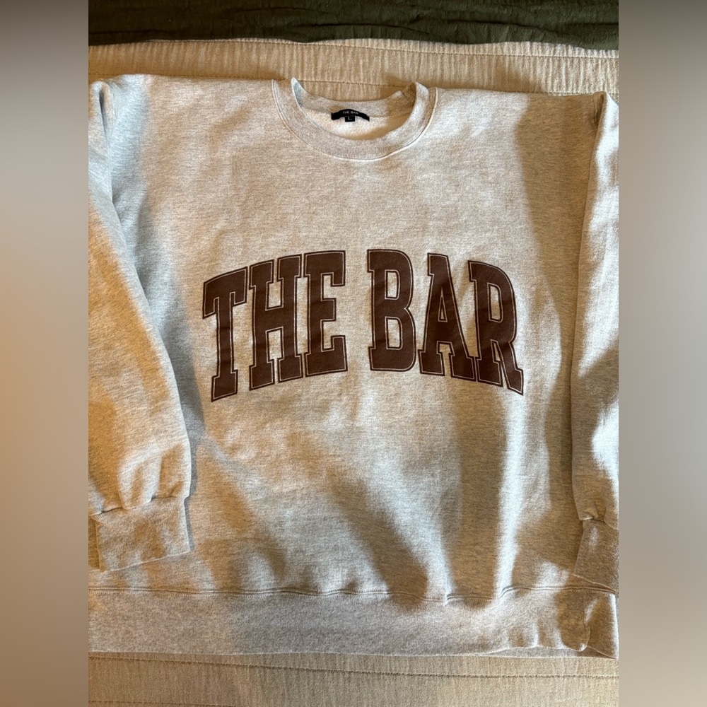 The Bar brown/gray sweatshirt